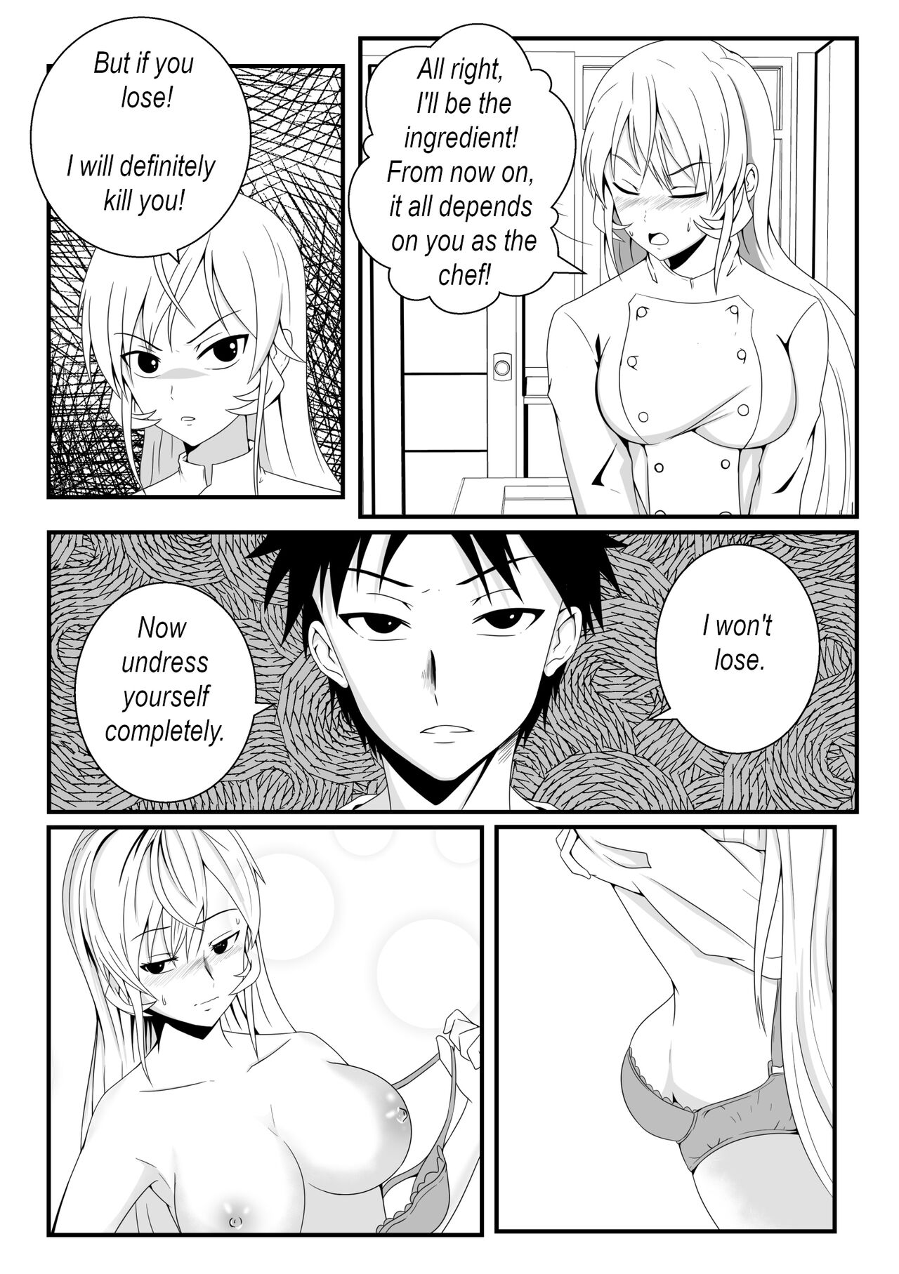 Food Wars! The female body 1 page 6 full