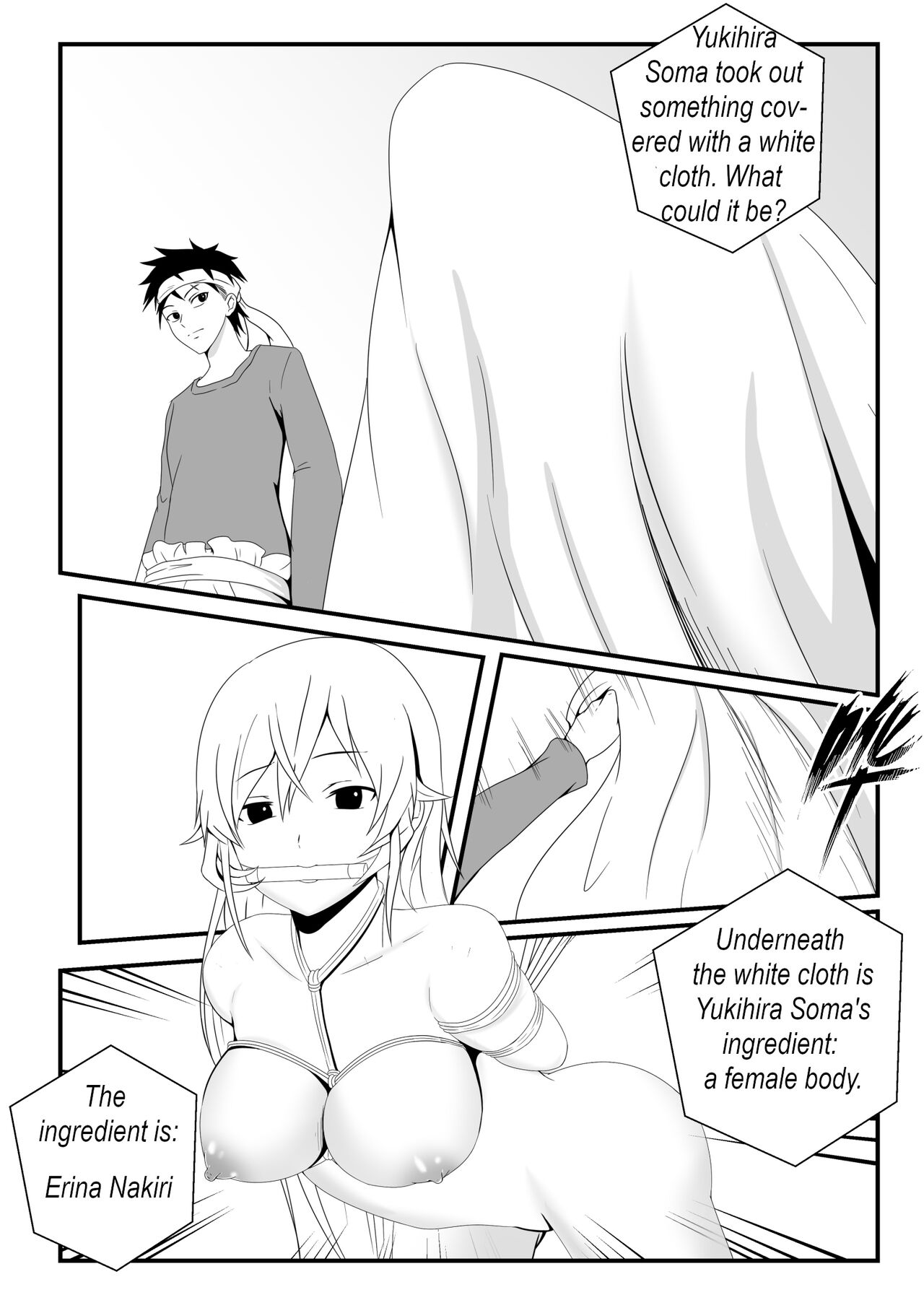Food Wars! The female body 1 page 9 full