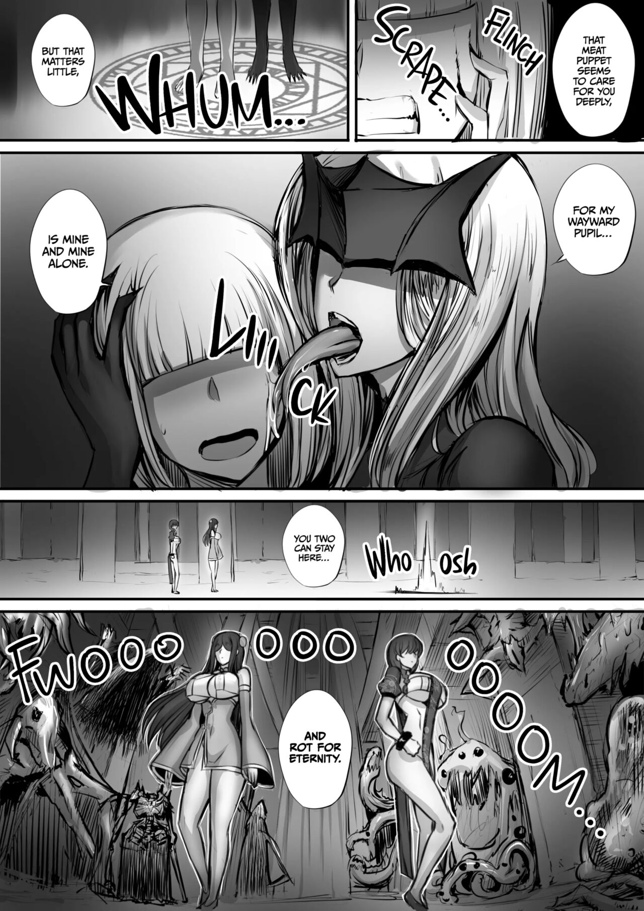 Meikyuu de Kakutou Musume no Shitai o Hirotte Jiangshi ni Shitemita Hanashi 3 | The Story of How After Finding the Corpse of a Martial Arts Girl in a Dungeon, I Tried to Make a Jiangshi 3 page 8 full