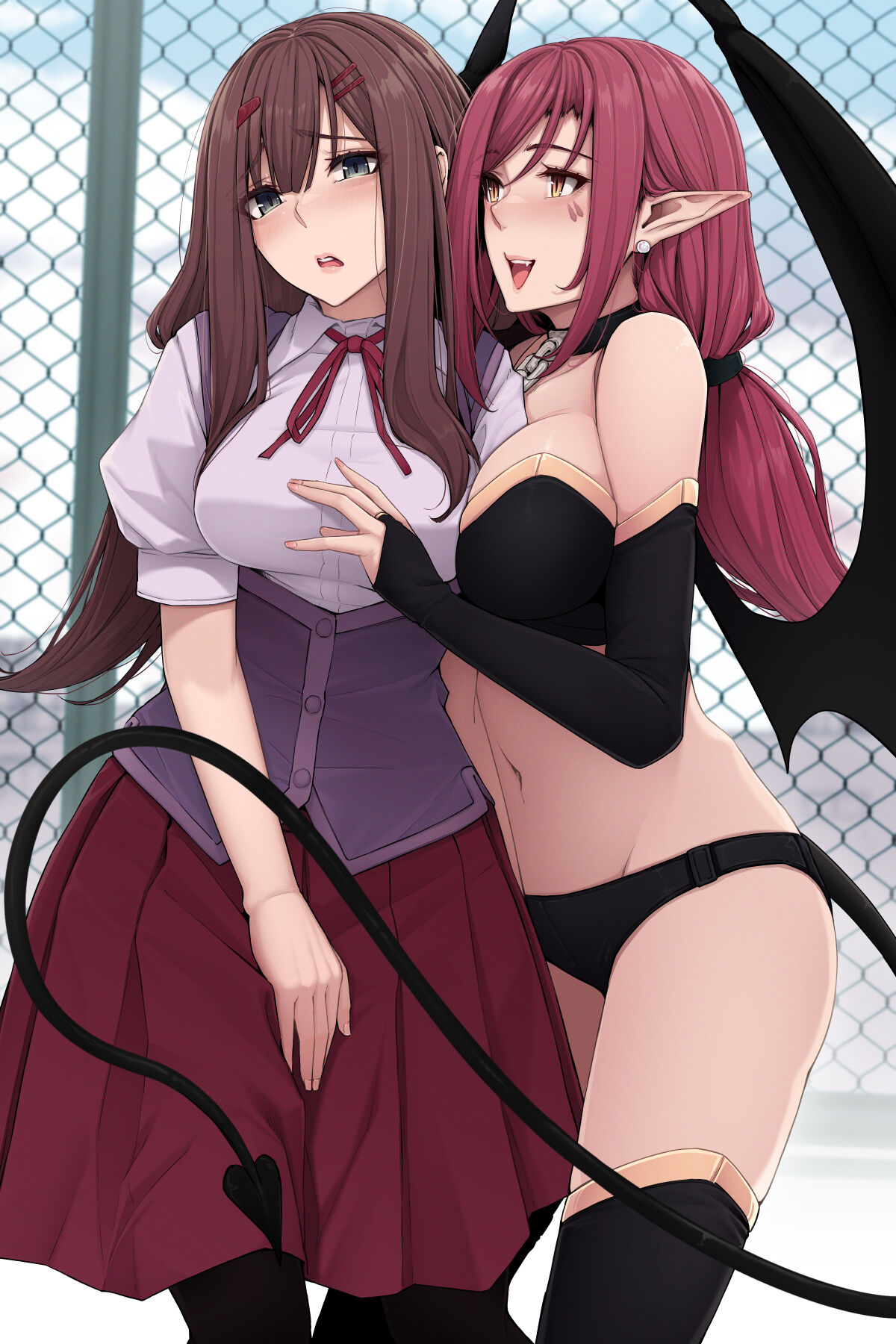 Sakyubasu ni nyōi o suwa rete oshikko sa sete moraenai! page 2 full