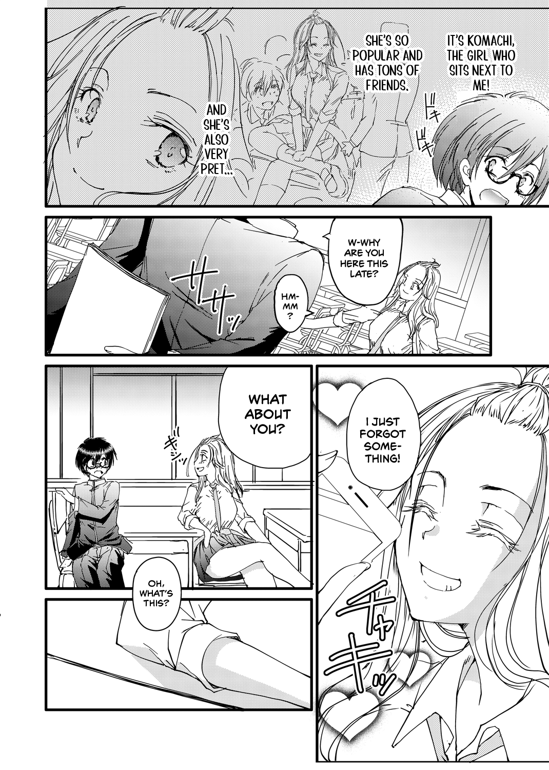 Megane no Gyaru wa Inkya ni Yasashii | Bespectacled Gyaru Befriending Loner page 4 full