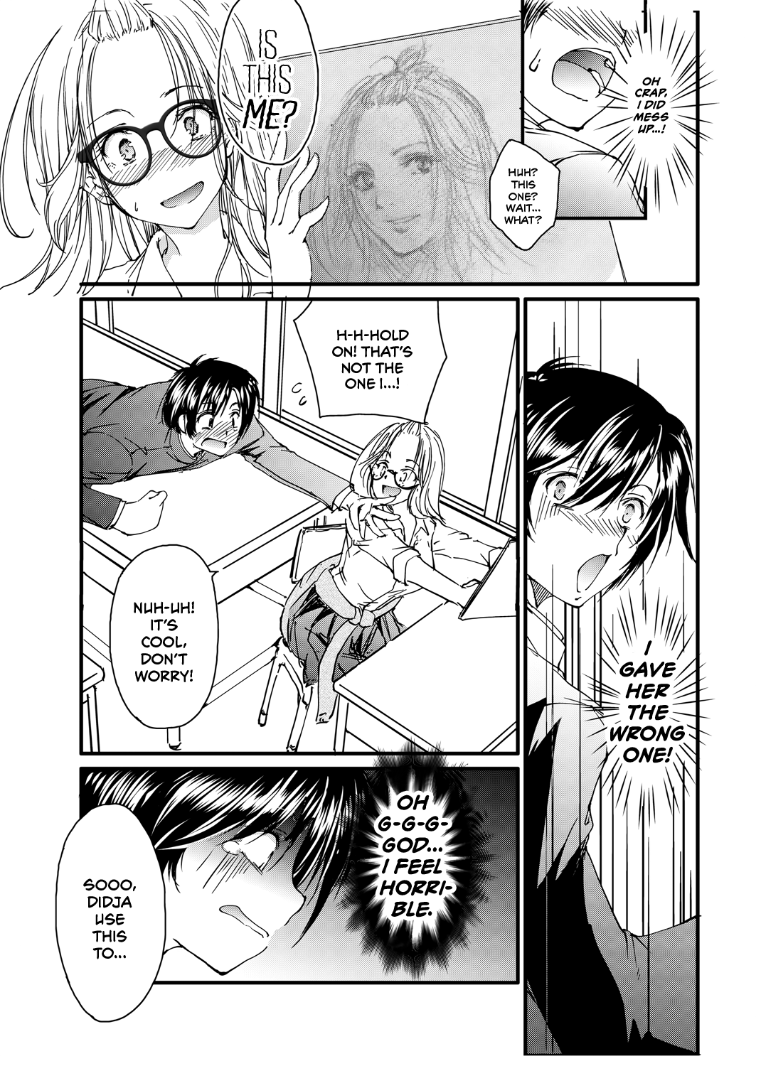 Megane no Gyaru wa Inkya ni Yasashii | Bespectacled Gyaru Befriending Loner page 7 full