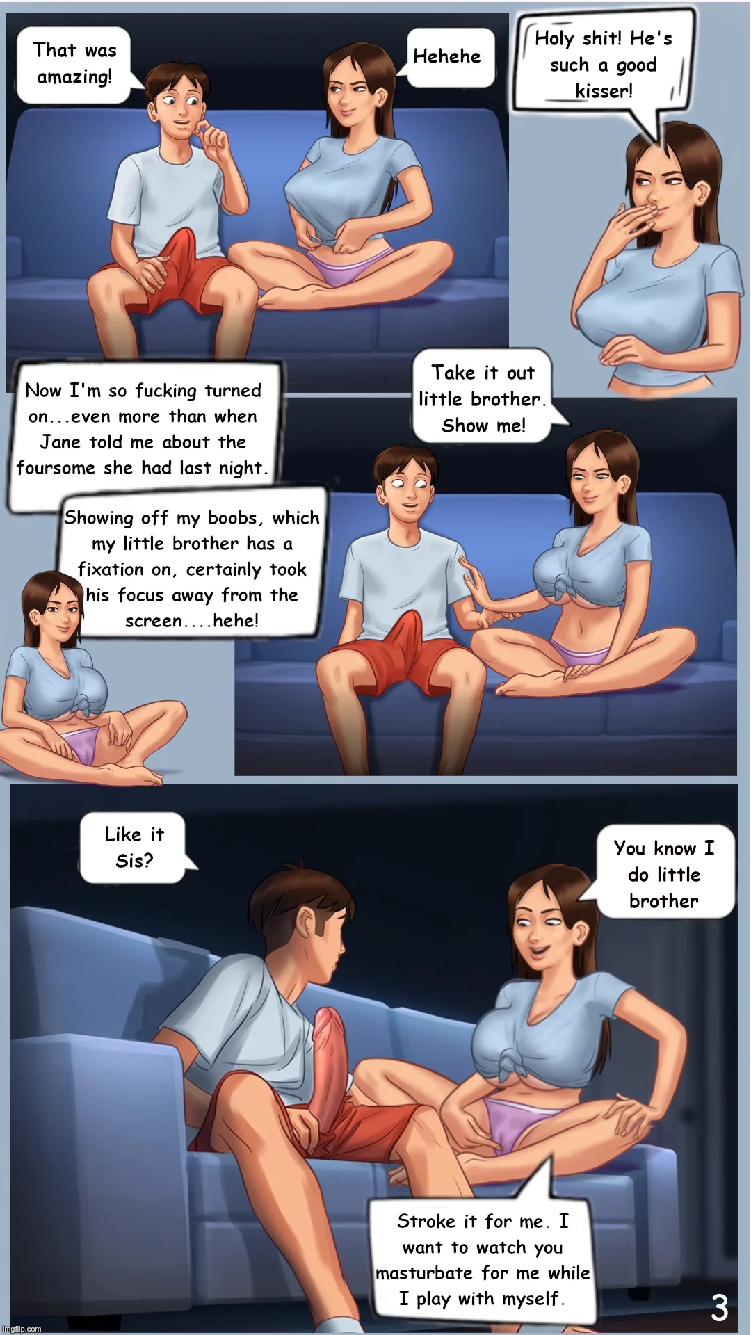summertime saga: A quiet night on the couch HD update no longer blurry page 4 full