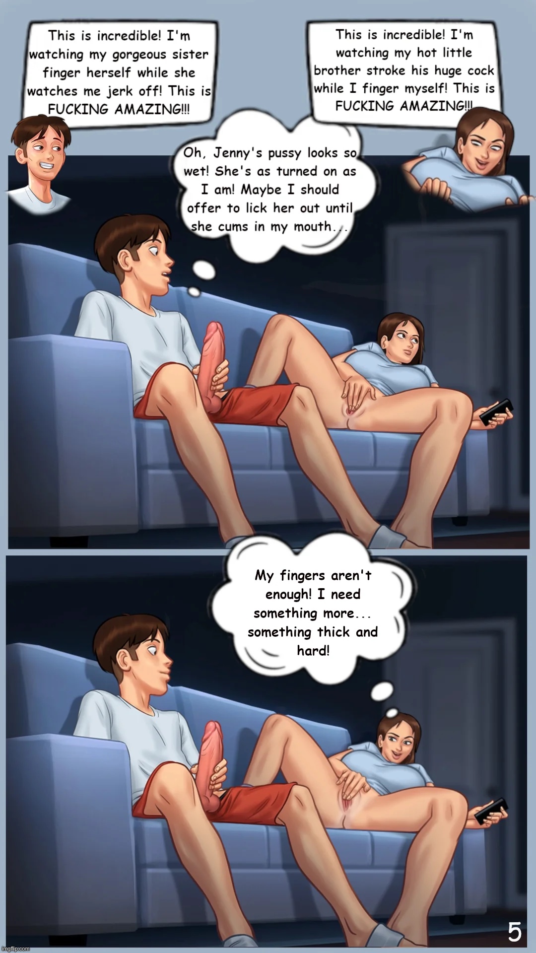 summertime saga: A quiet night on the couch HD update no longer blurry page 6 full