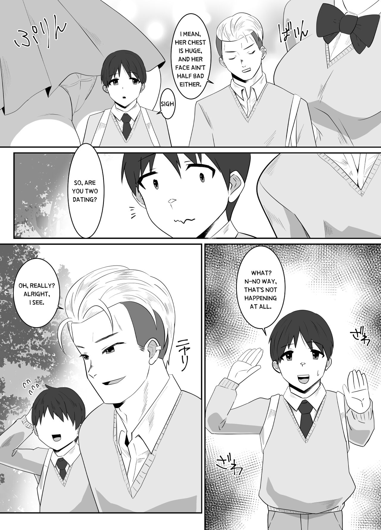 The Day My Favorite Busty Childhood Friend Became the Girlfriend of the Playboy Senior page 4 full