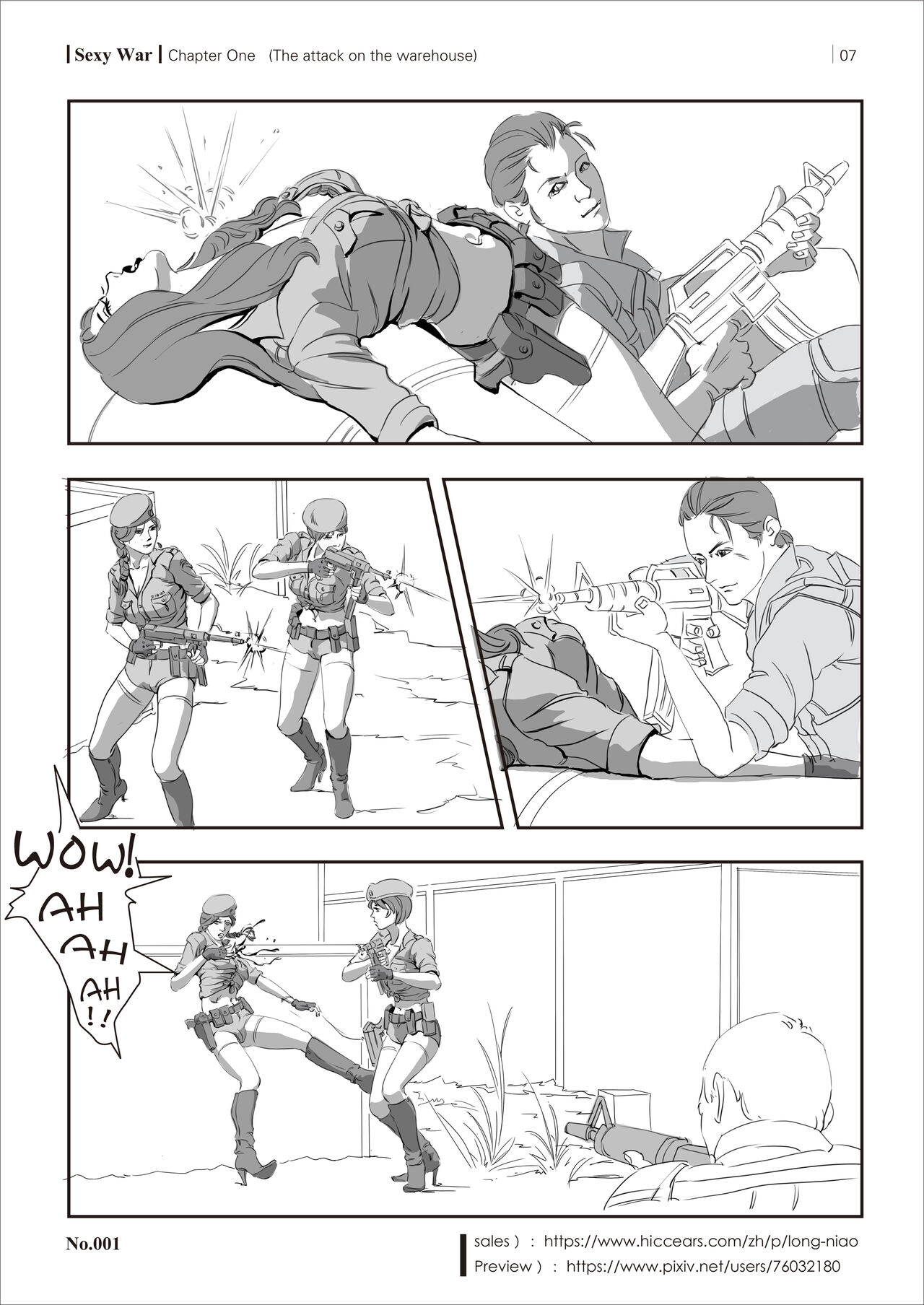 SEXY WAR I Warehouse attack page 9 full