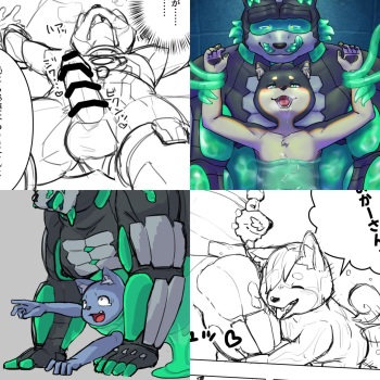 C22H20O13 - Goo Tanuki having fun with boys cover