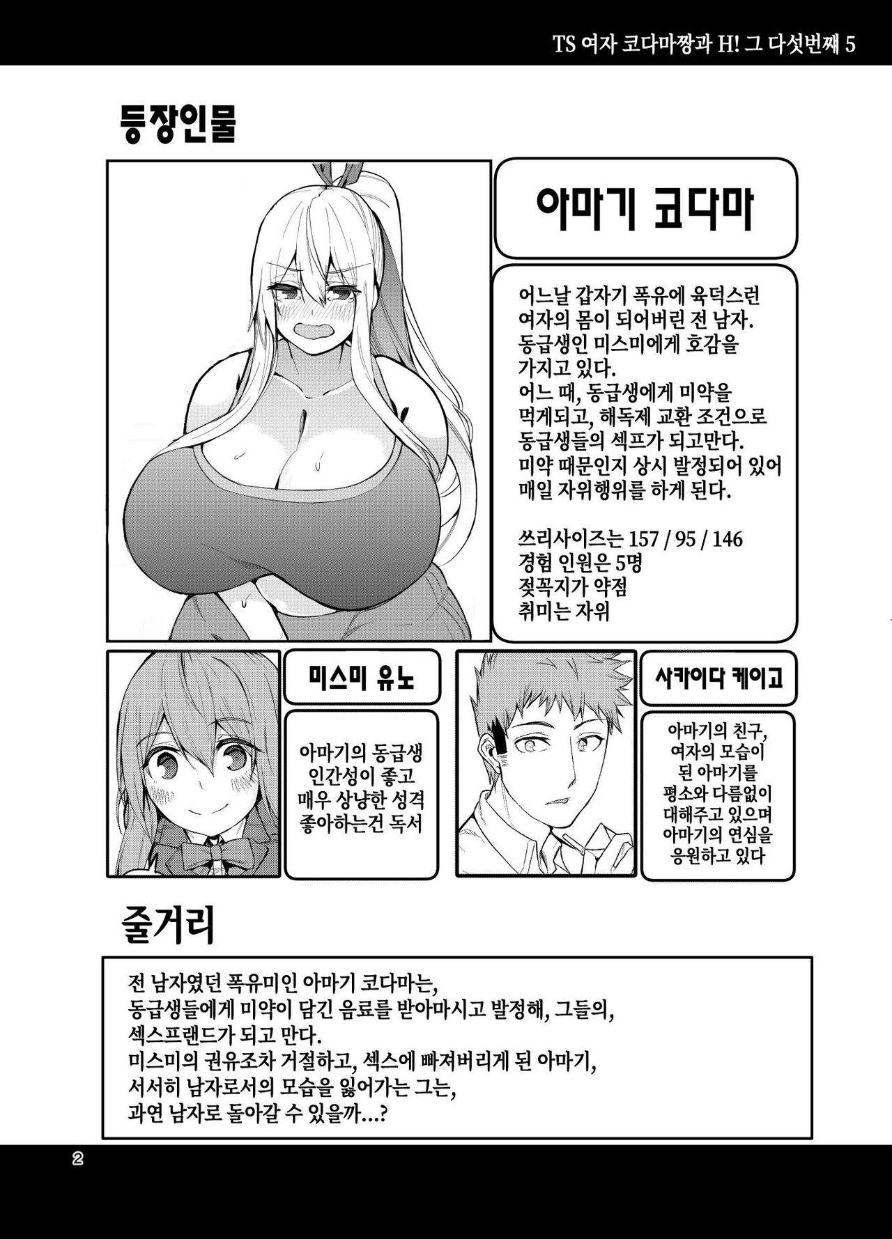 TS Musume Kodama-chan to H! Sono 5｜TS녀 코다마쨩과 H! 그 5 page 3 full