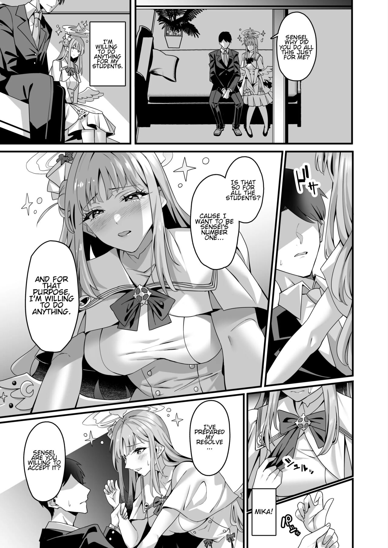 Mika to Happy Love Love Sex Shite Haramaseru Hon - A book about happy loving sex with Mika and impregnation. | Lovey Dovey Impregnation Sex With Mika! page 4 full