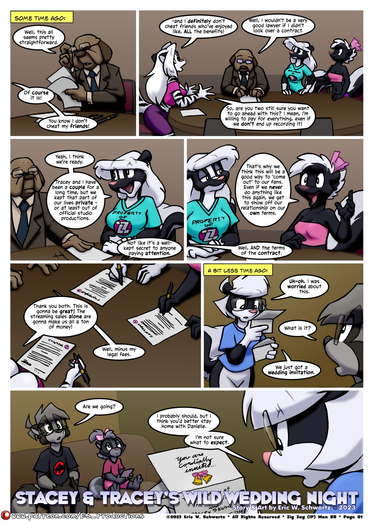 Stacey &amp; Tracey's Wild Wedding Night  - Ongoing page 2 full