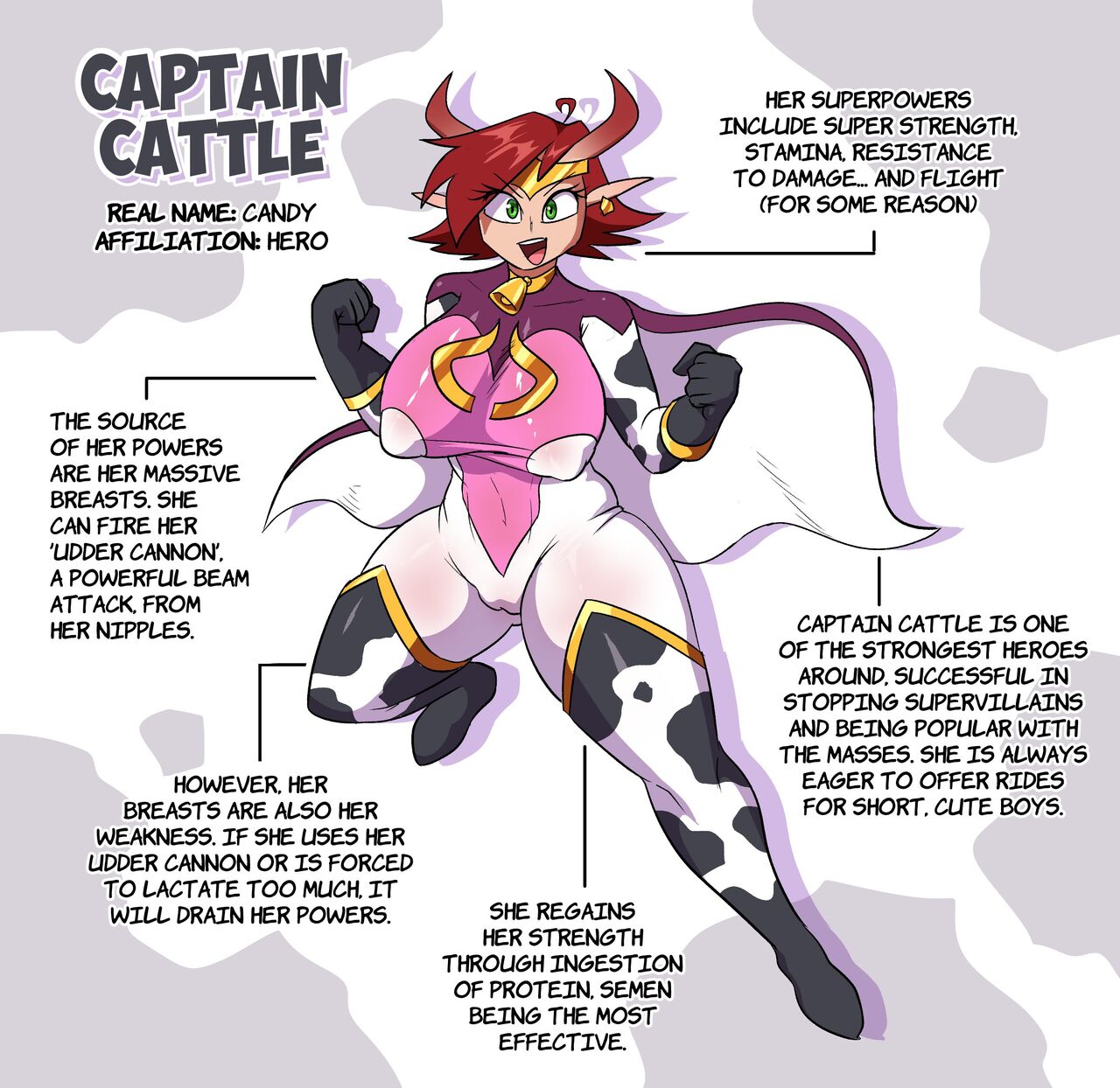 Captain Cattle &amp; Gummy Girl page 1 full