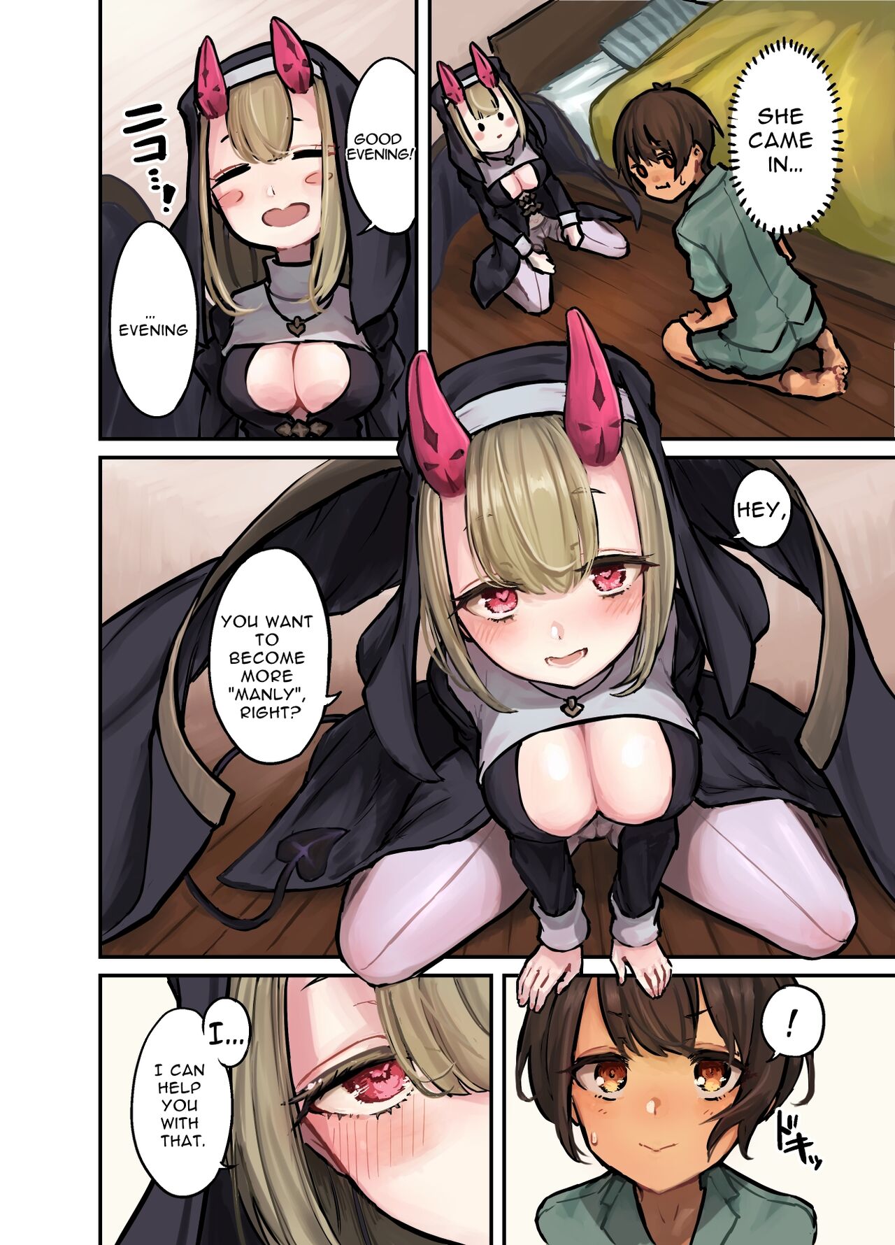 Konban wa Sister Succubus - EVENING. SISTER SUCCUBUS. | Tonight Is Succubus Nun page 3 full