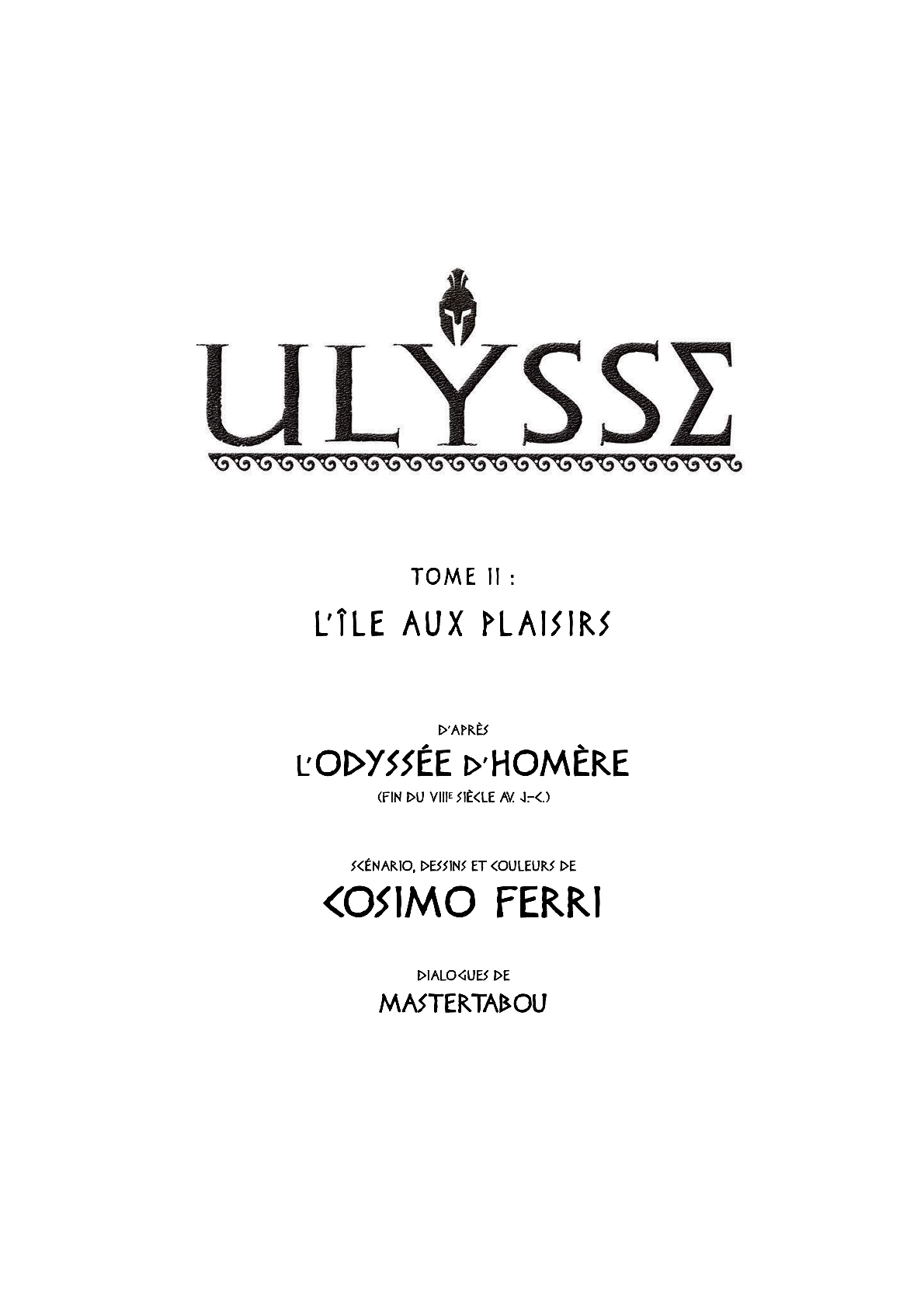 Ulysse - Volume 2 l'Ile Aux Plaisirs page 3 full