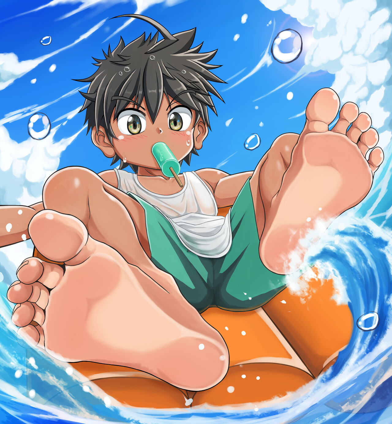Zansho Mimai - Umi de Ice Tabeteru Ko page 9 full
