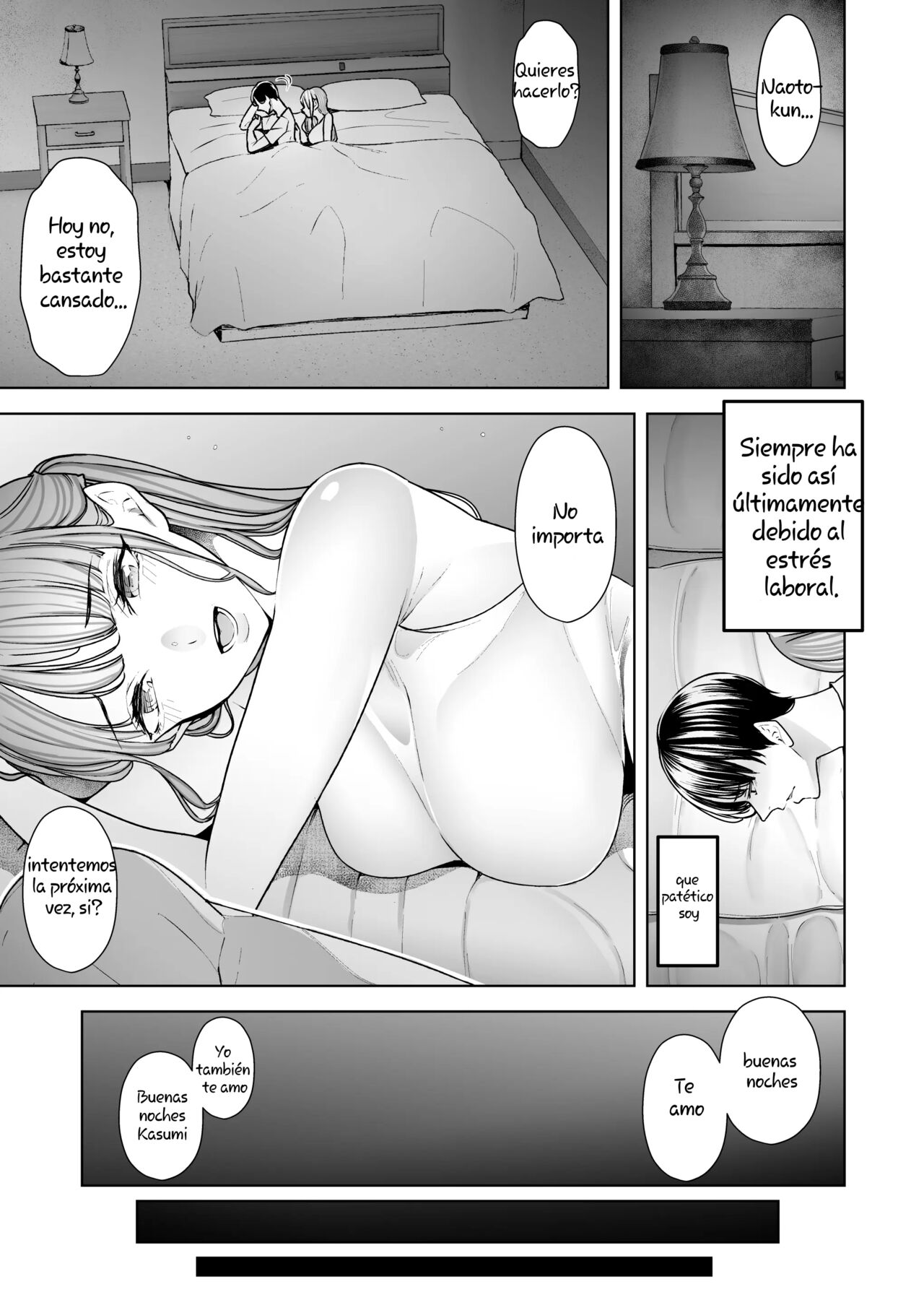 Seguí viendo cómo me ponían los cuernos mi esposa y la hacían correrse una y otra vez. completa page 4 full