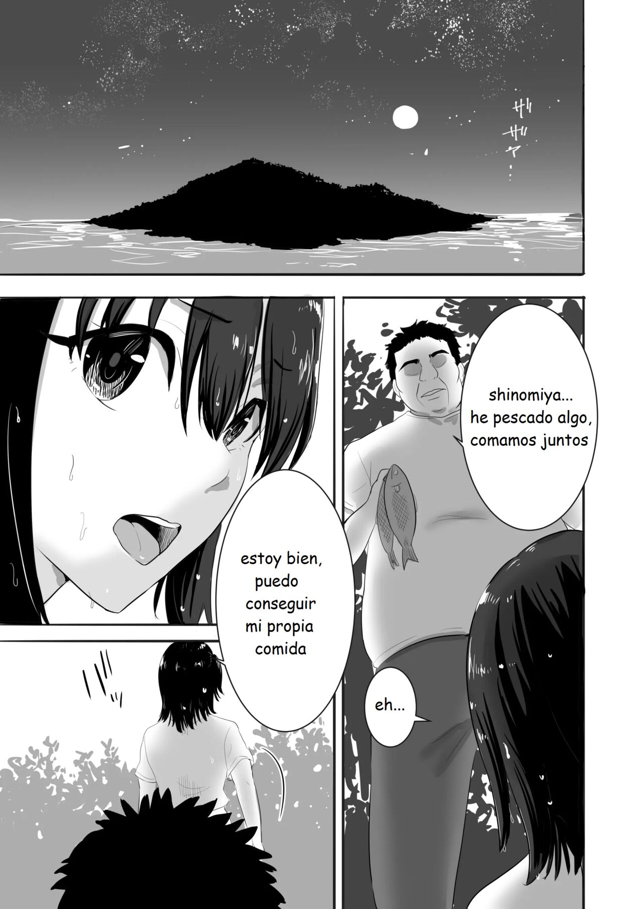 Una chica con el uniforme mojada vive sola en una isla desierta con un profesor que la acosa sexualmente page 8 full