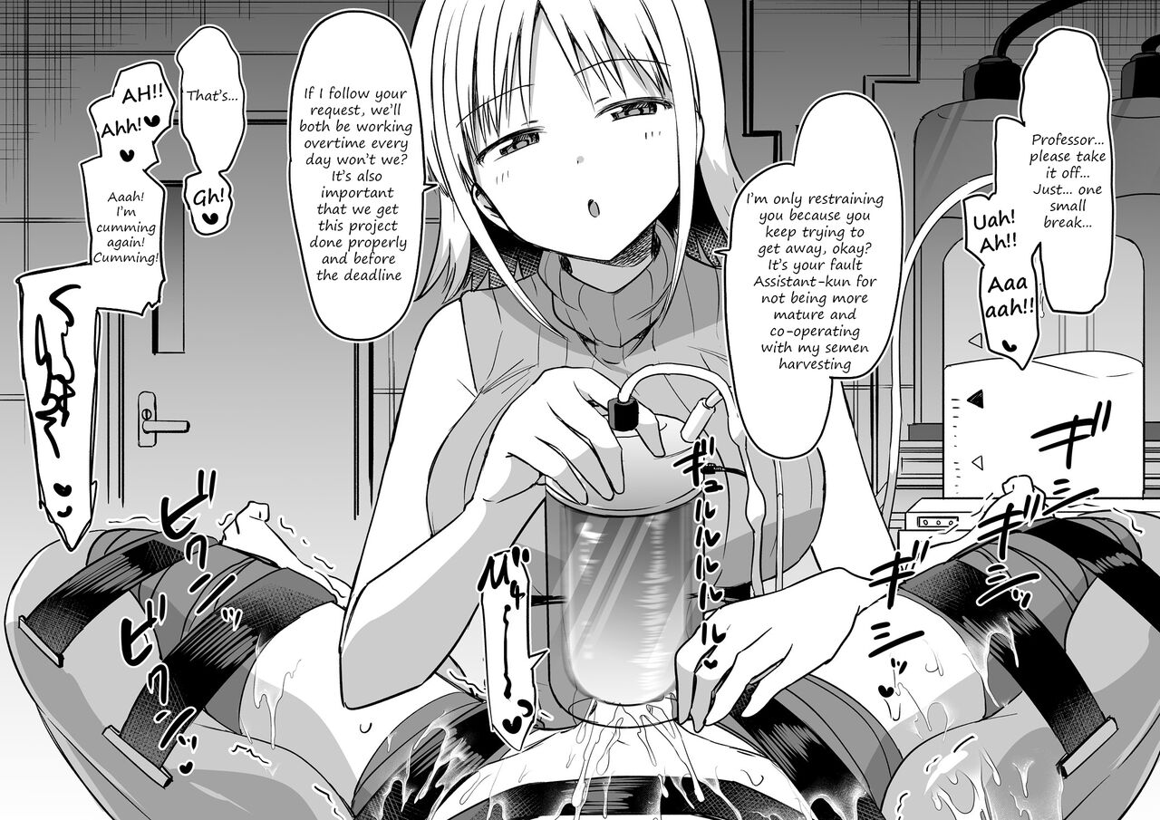 Forced ejaculation with Dr. Hachisuka's semen milking machine and silicon gloves page 2 full