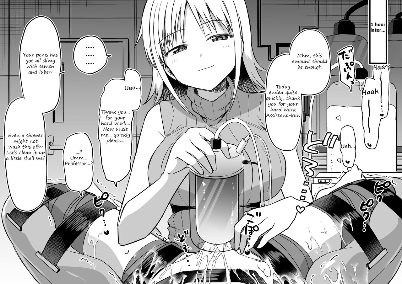 Forced ejaculation with Dr. Hachisuka's semen milking machine and silicon gloves page 3 full