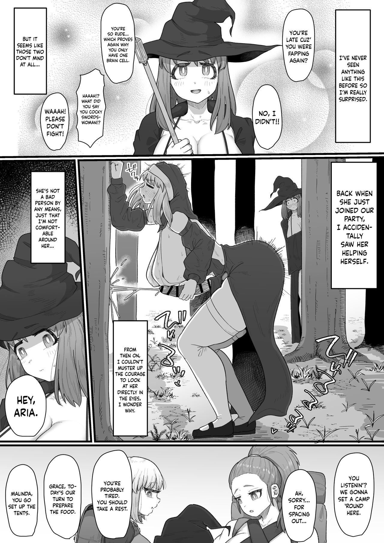 Onna Boukensha × Futanari, Nani mo Okoranai Hazu ga Naku… page 5 full