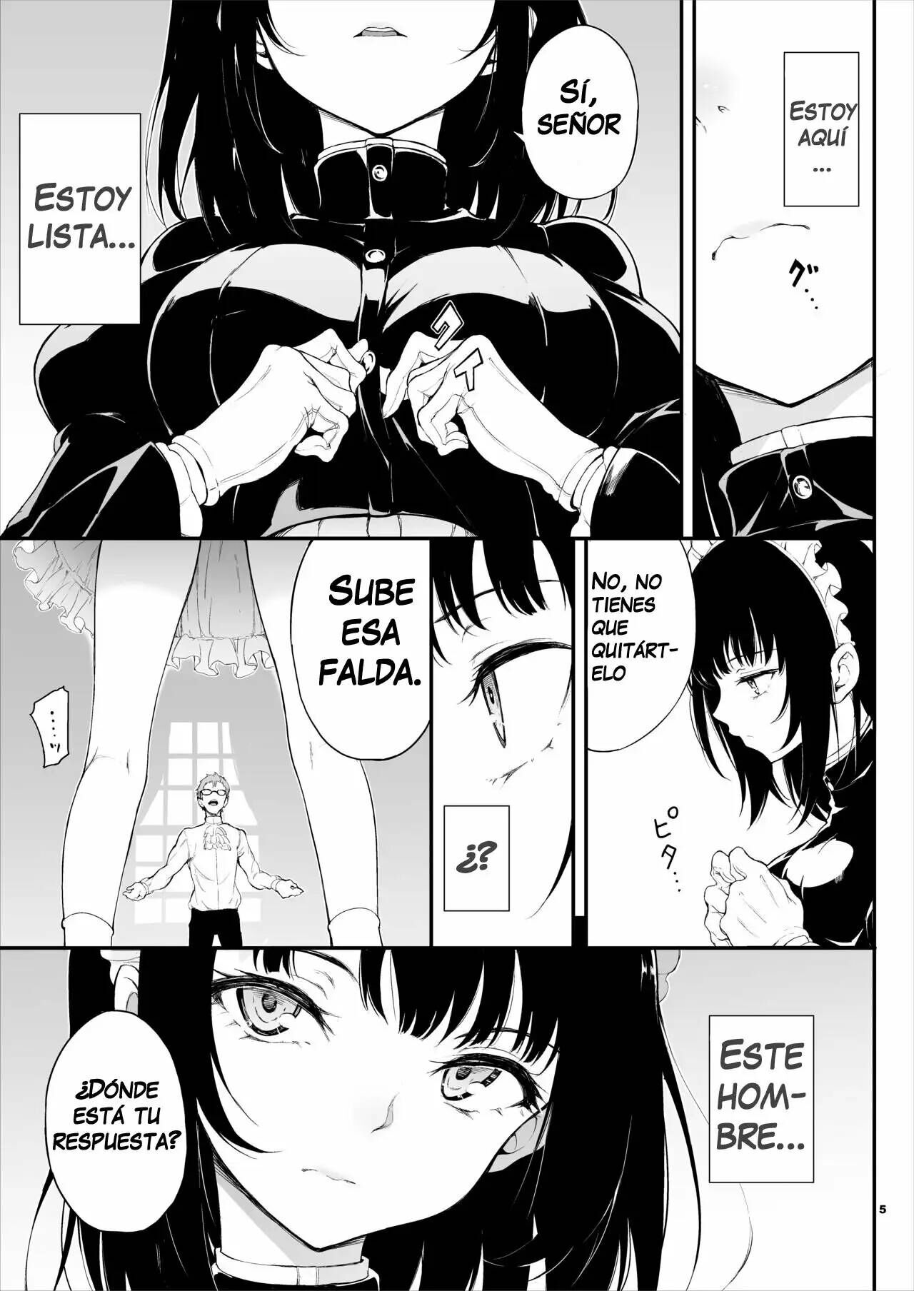Maid Kyouiku. -Botsuraku Kizoku Rurikawa Tsubaki- | Educando a la sirvienta 1 page 5 full
