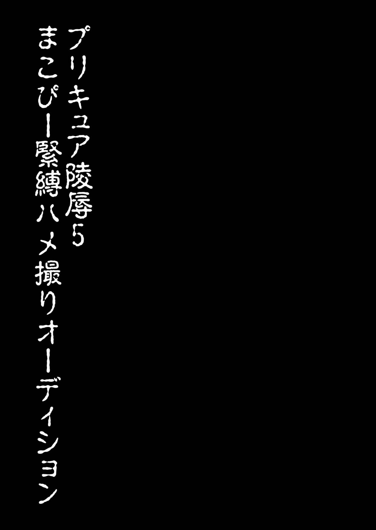 Precure Ryoujoku 5 Makopi Kinbaku Hamedori Audition page 3 full