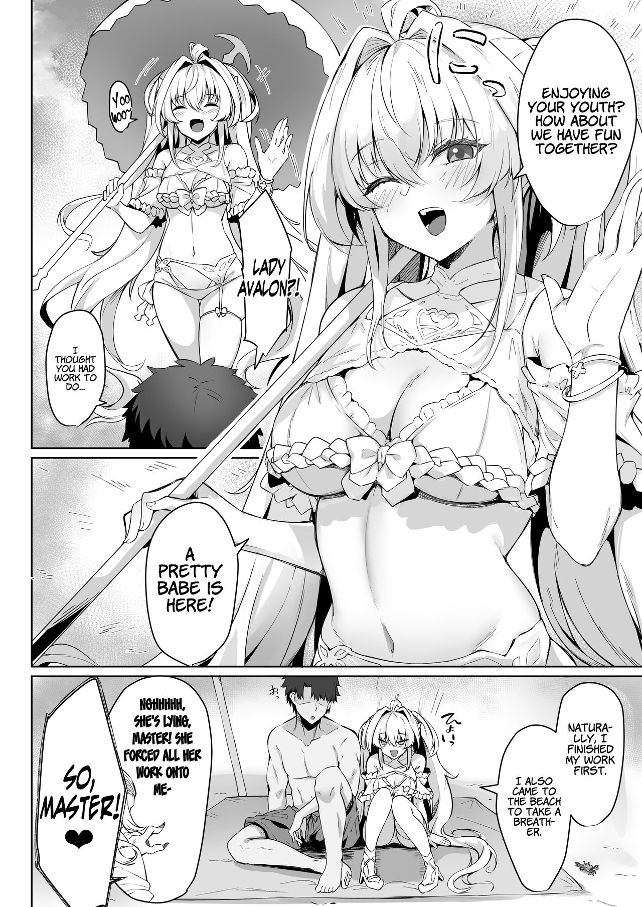 Chaldea Midsummer Vacation Lady ❤ Avalon Edition page 4 full