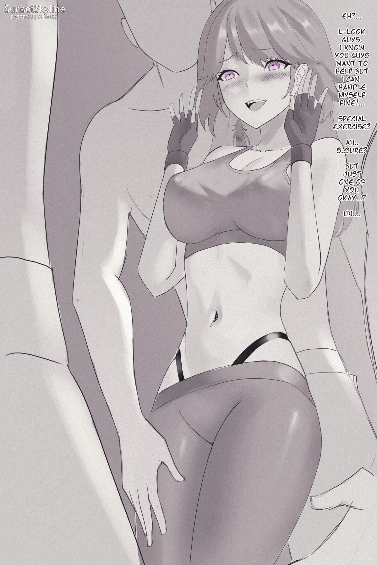 Kiara at the Gym P. 1&amp;2 + Animations page 5 full