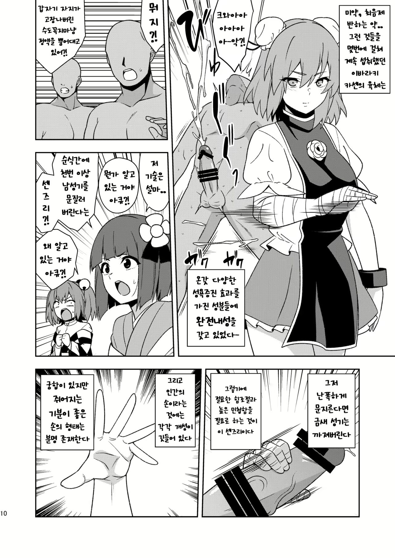 Butou bouchuujutsu retsuden in Pi musou l 무투방중술열전 음란핑크무쌍 page 9 full