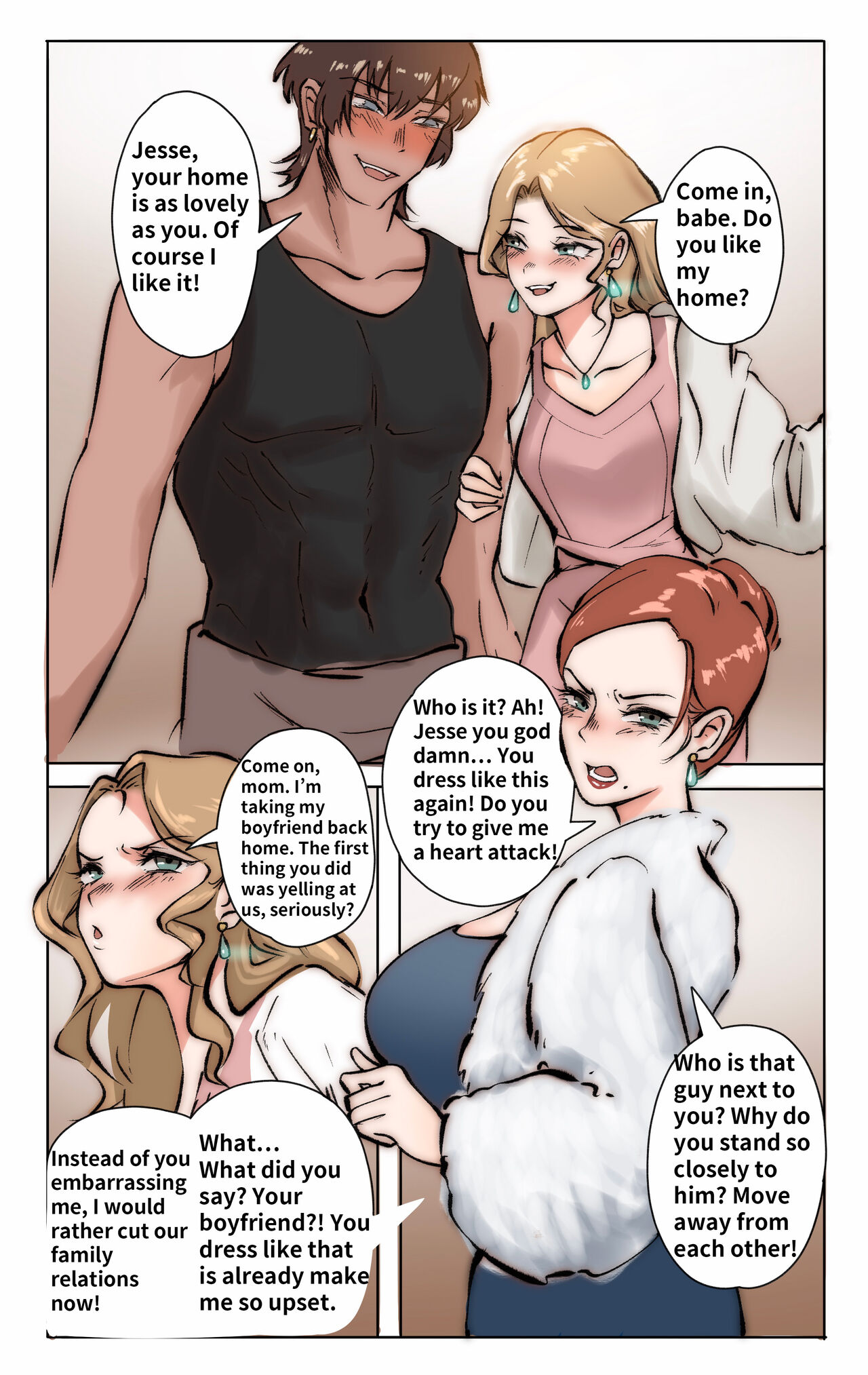 Mother &amp; sissy son 01 page 1 full