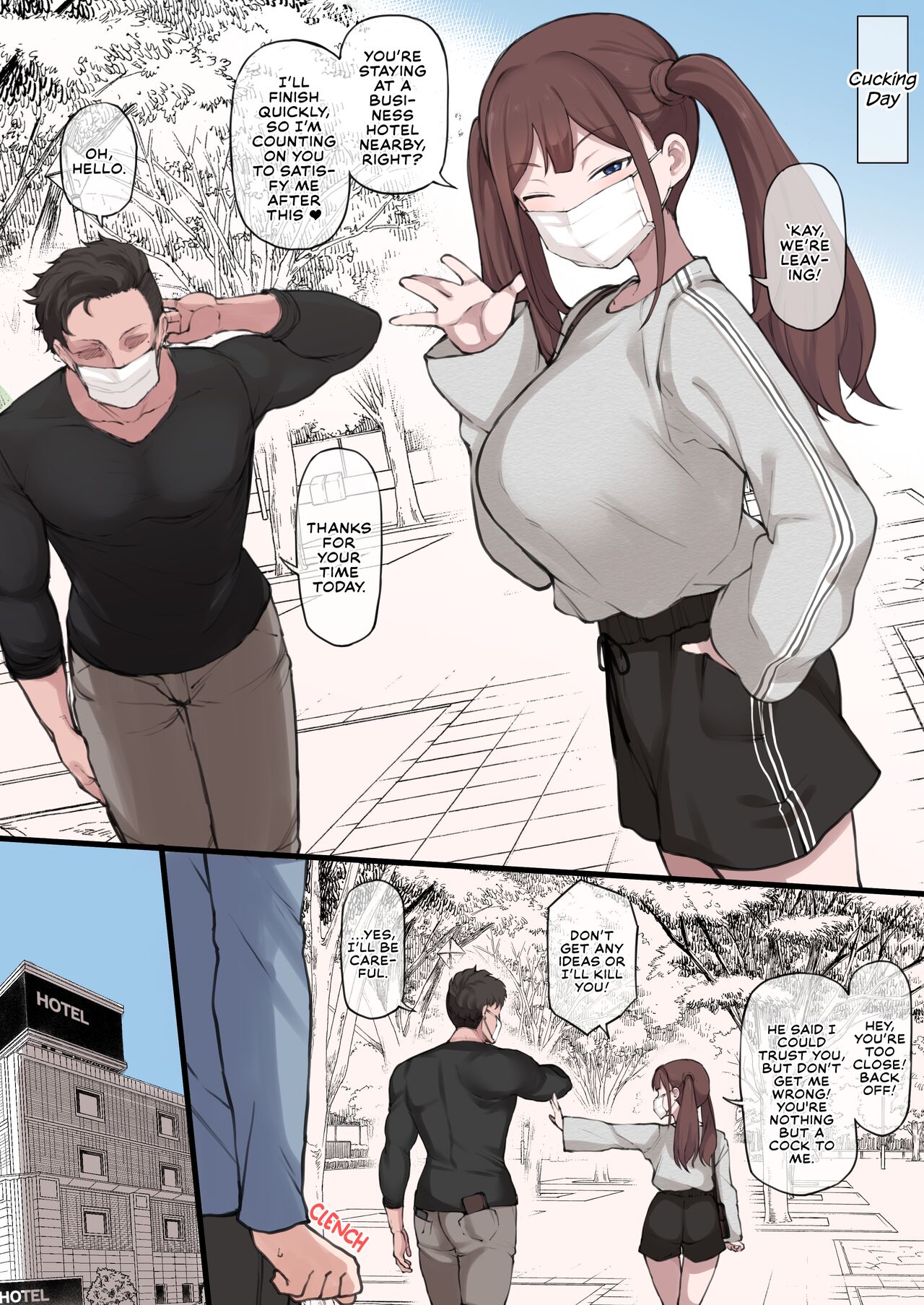 Boku no Netorase Seiheki ni Tsukiatte kureru Kanojo | A Girlfriend Who Plays Along with My Cuckold Fetish + Prequel + CG page 4 full