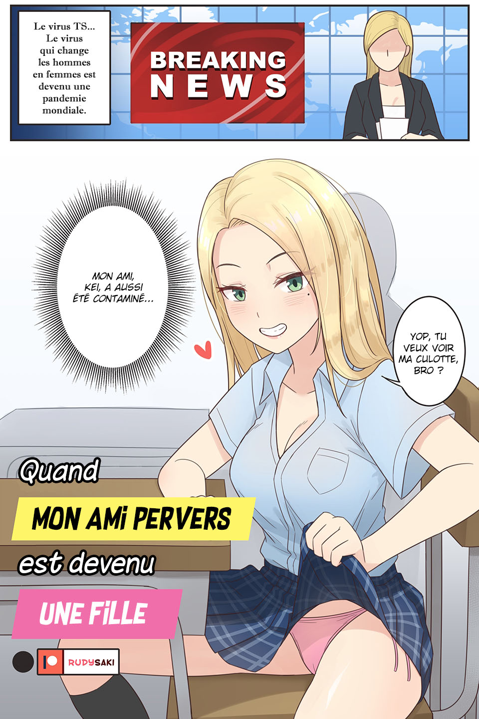 Quand mon ami pervers est devenue une fille. page 1 full