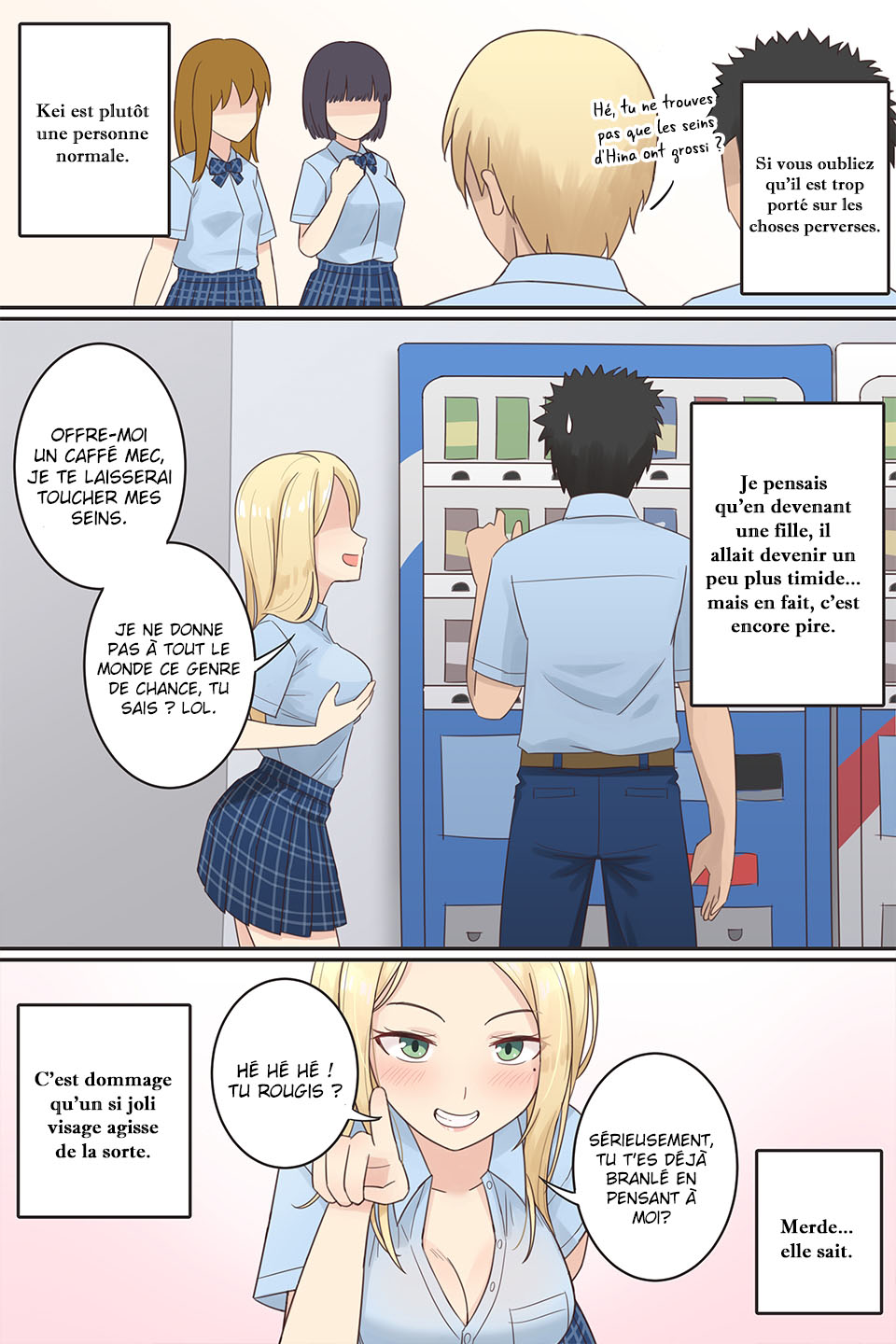 Quand mon ami pervers est devenue une fille. page 2 full