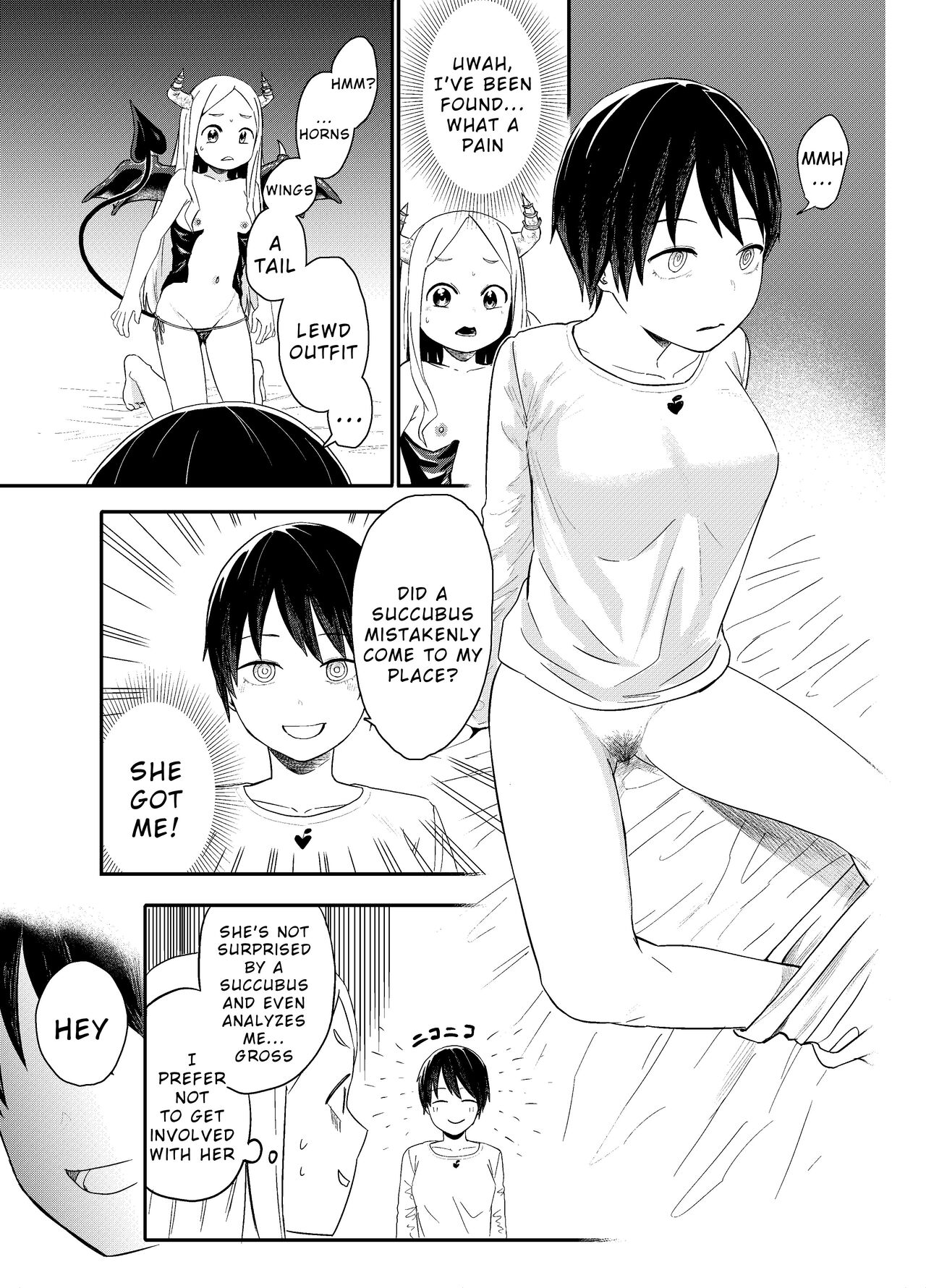 Loli Succubus o Ijimeru Yuri Hentai Joshikousei page 4 full