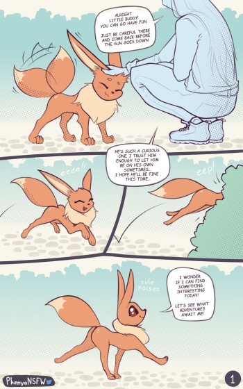 Eevees comic! cover