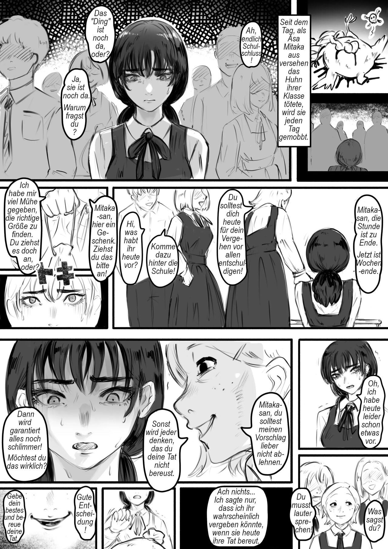 Die Frau, die das Huhn ermordete. page 2 full