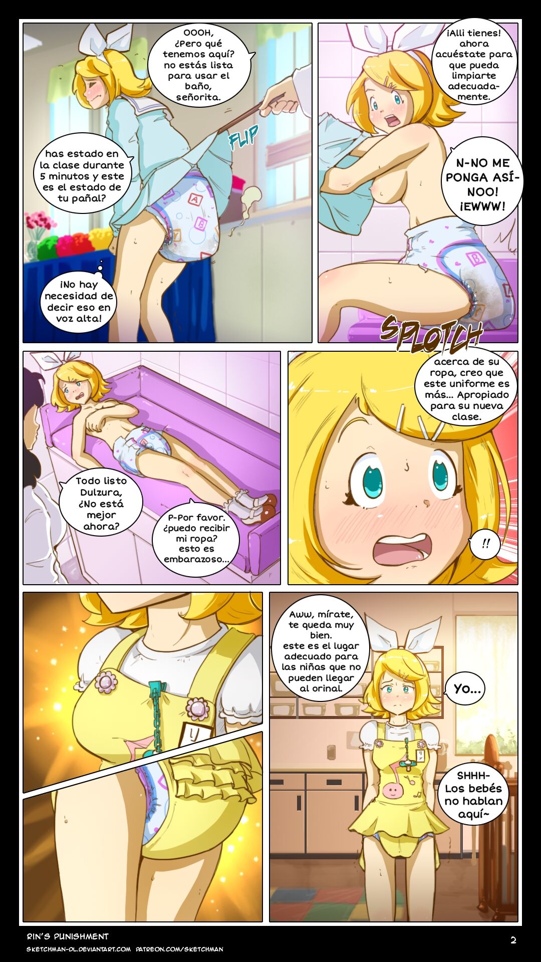Artista - SketchMan-DL / El castigo de Rin page 2 full