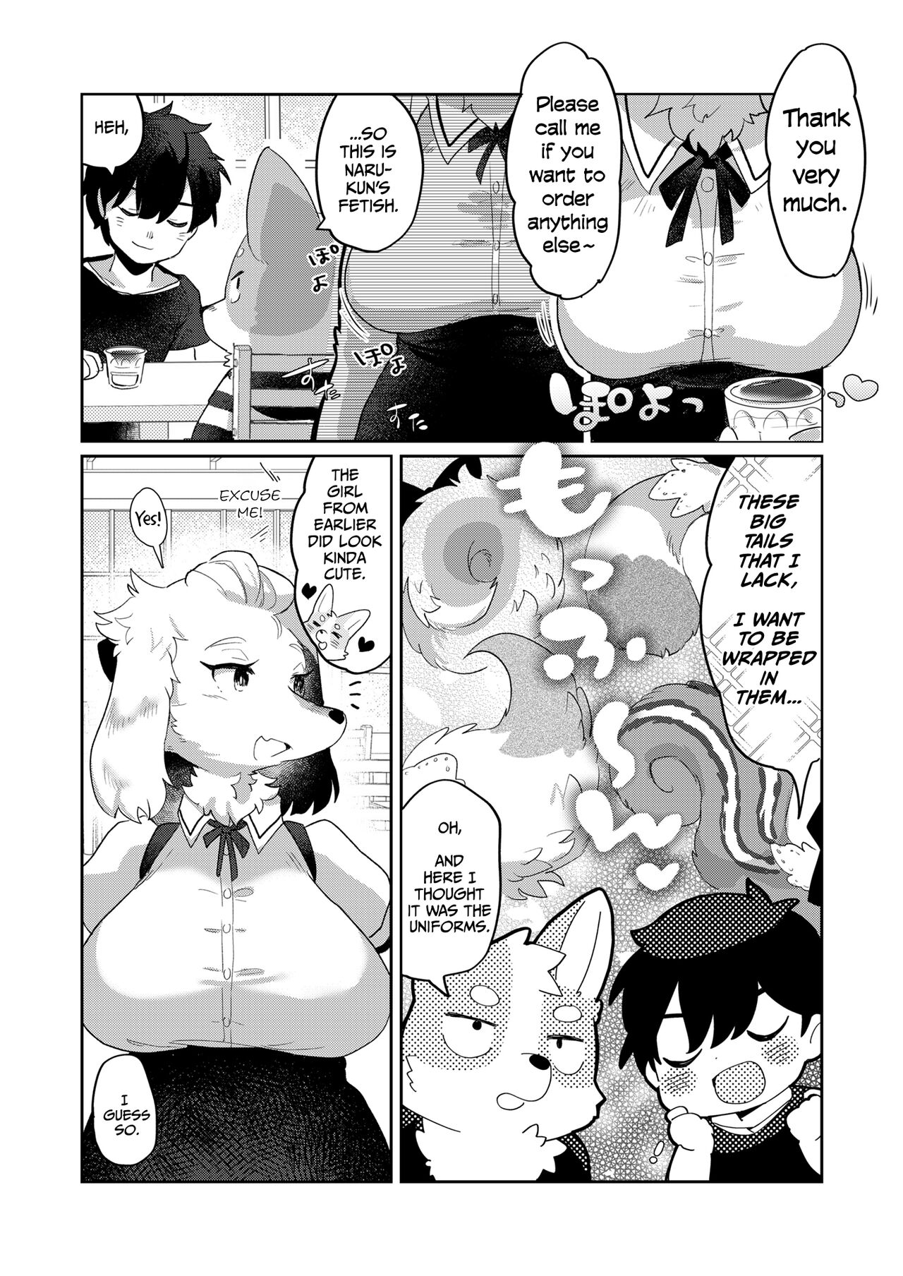 Kimi no Shippo wo Mofuritai! | I Want to Pet Your Tail Too! page 3 full