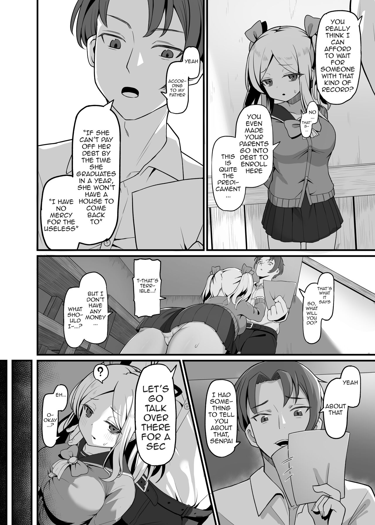 Chicchakute Dekai Senpai. | My Tiny and Huge Senpai page 3 full