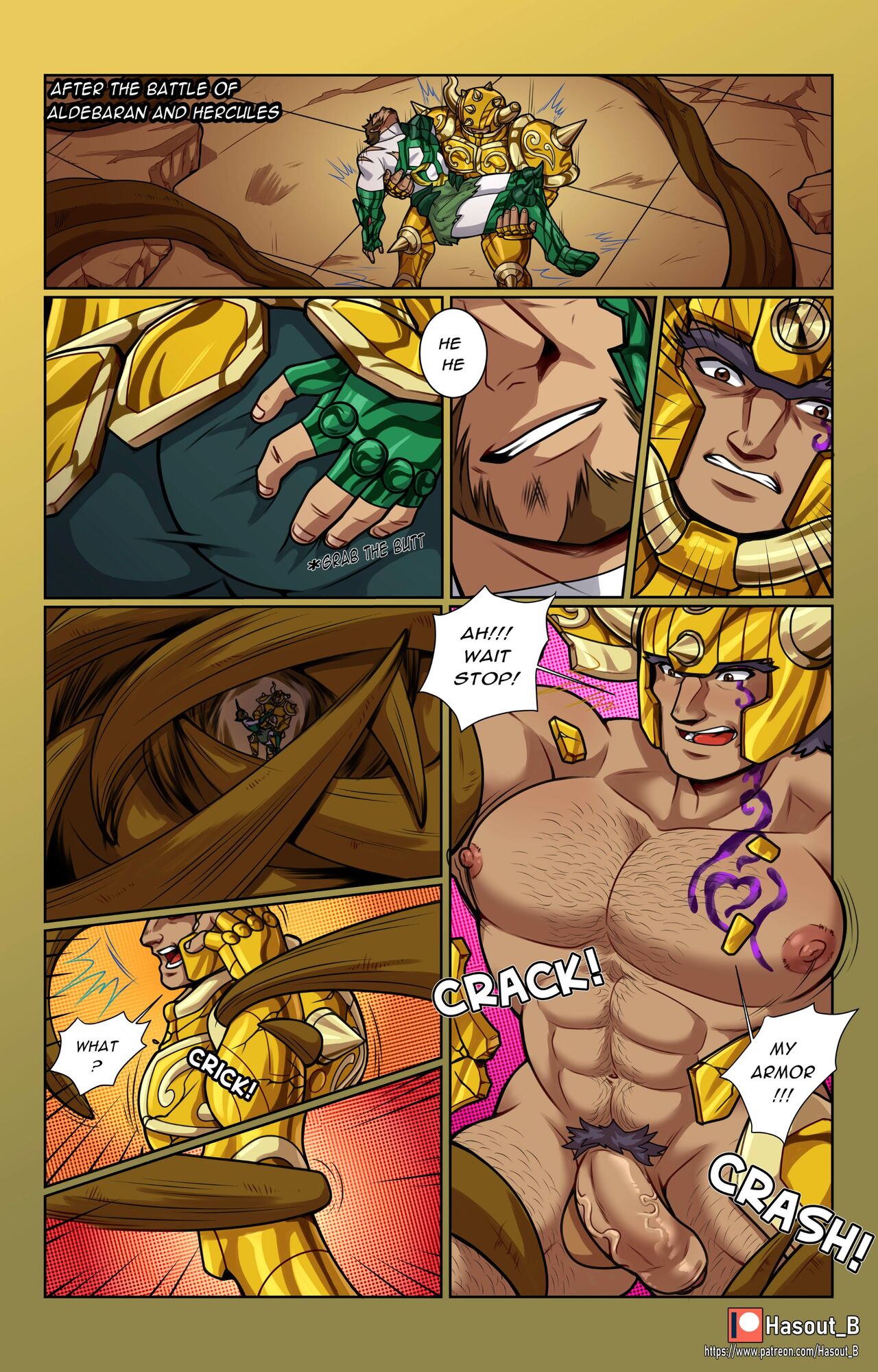 聖闘士星矢 - Saint Seiya - Trapped Bull - Taurus Aldebaran, Tanngrisnir Heracles, Rung, Cyclops Gigant, Troll Iwan page 3 full