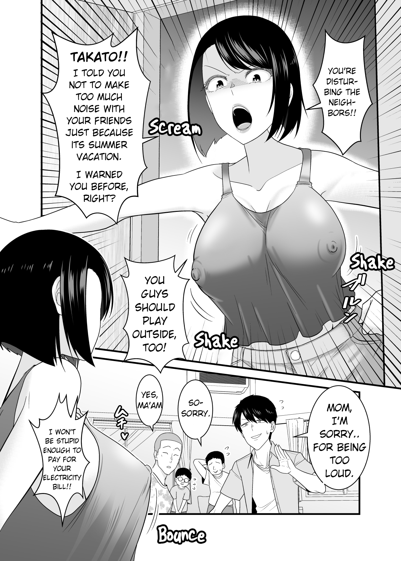 My mother who gets angry easily was NTR'd by an annoying DQN junior page 5 full