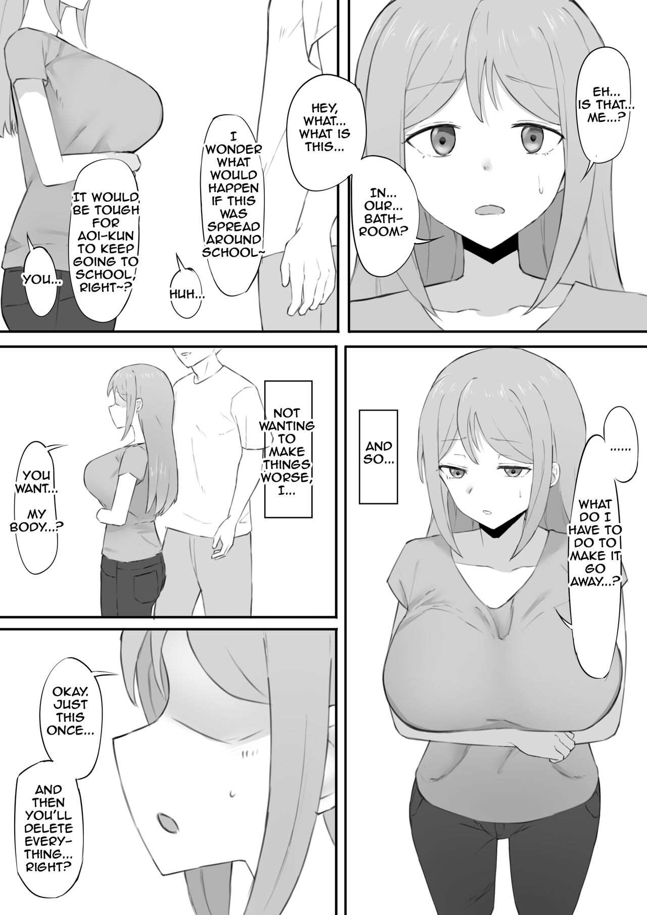 Odosare Haha | Blackmailed Mother page 7 full