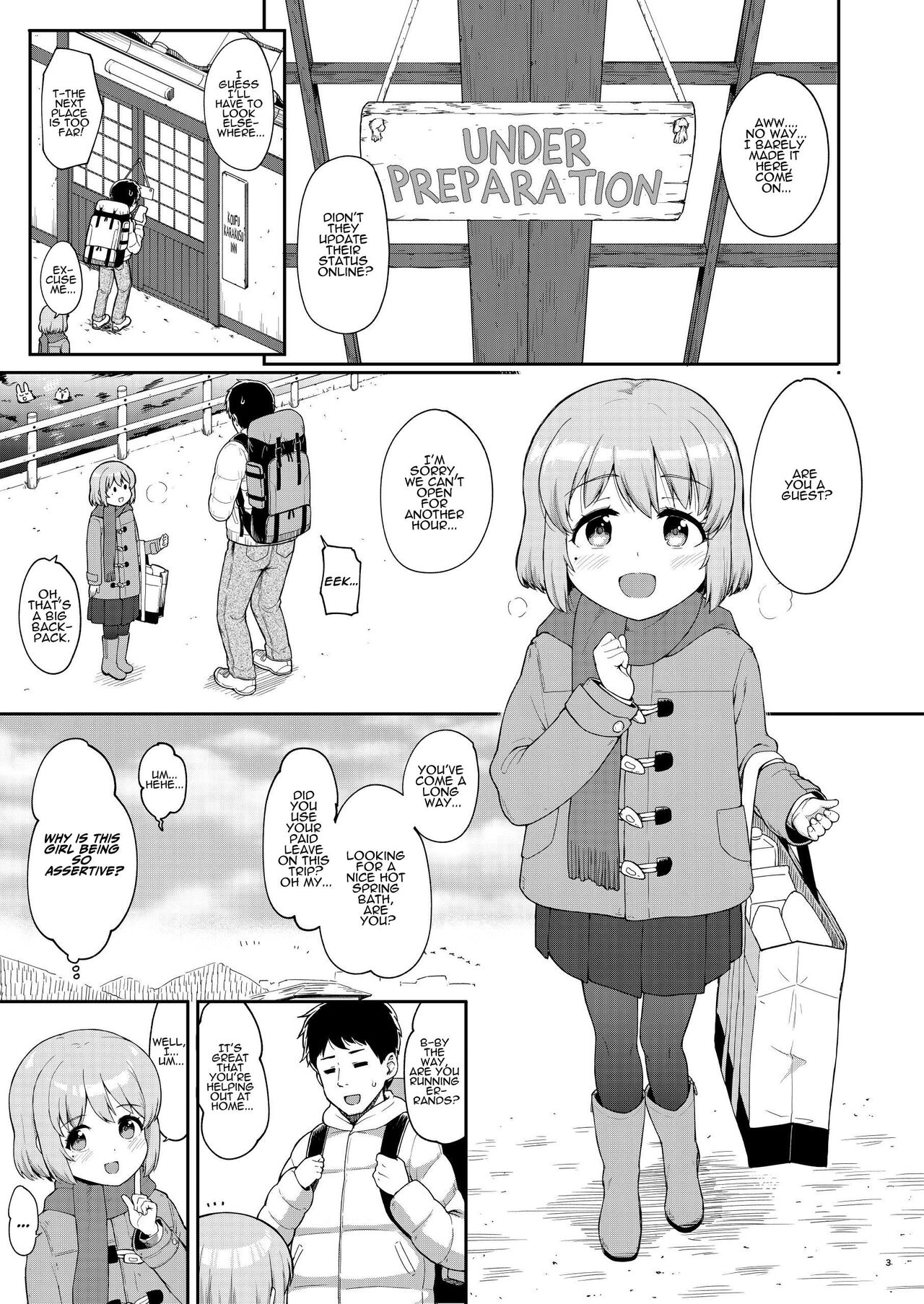 Oyako ga Itonamu Sentou ni Tsurekoma rete itashimashita | Dragged Into A Bathhouse Run By A Slutty Mother &amp; Daughter page 3 full