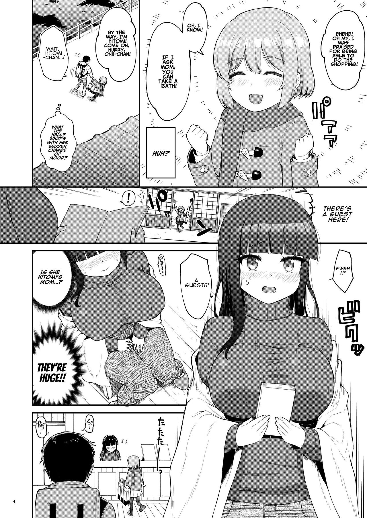 Oyako ga Itonamu Sentou ni Tsurekoma rete itashimashita | Dragged Into A Bathhouse Run By A Slutty Mother &amp; Daughter page 4 full