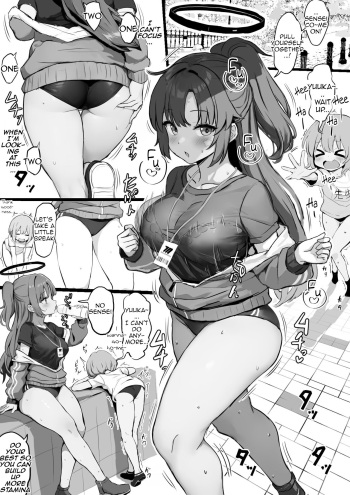 Taisoufuku Yuuka ga Shota Sensei ni Futomomo Koki toka Shirikoki toka o Segamareru Manga cover