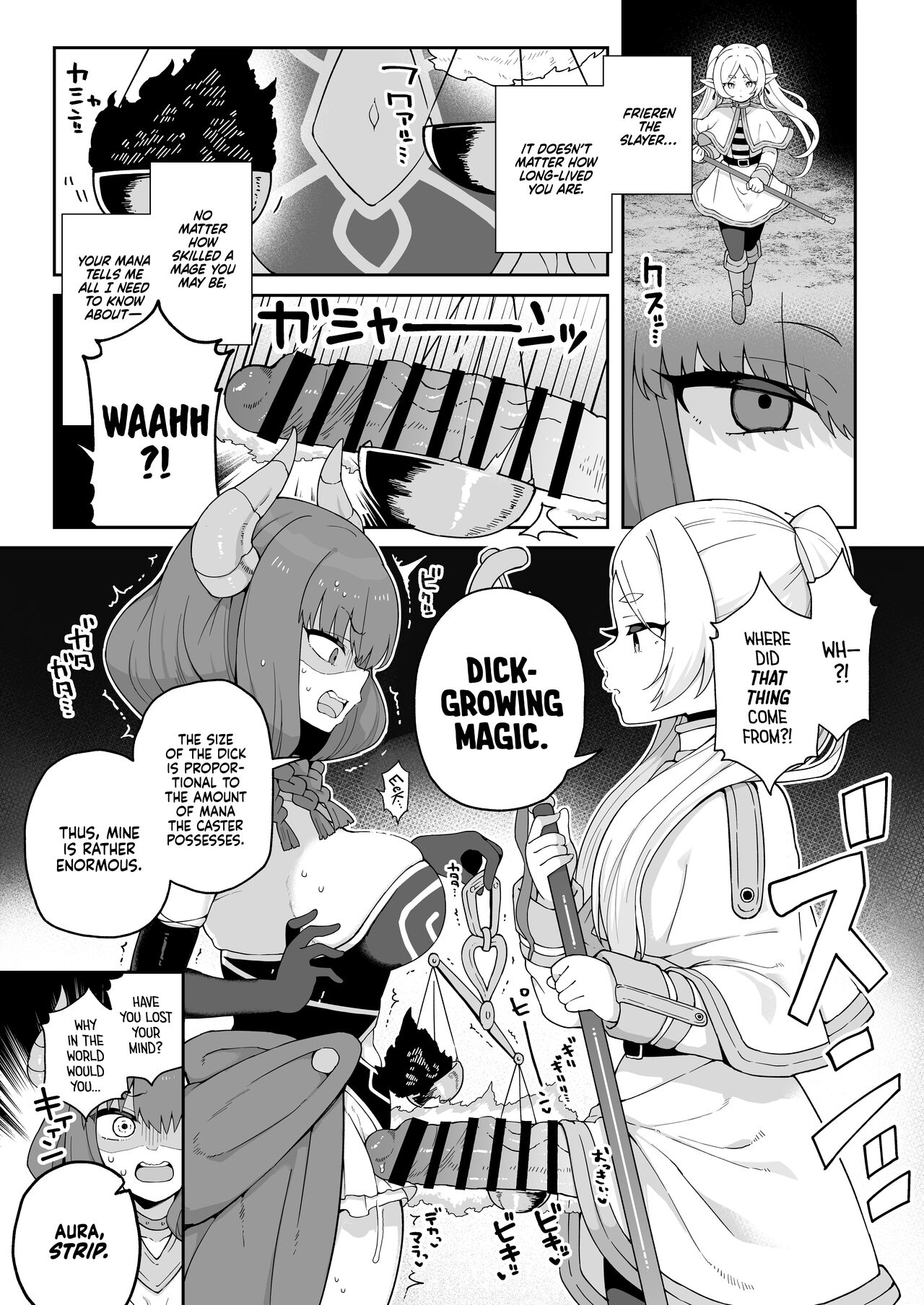 Chinpo ga Haeru Mahou da yo. | Magic That Grows A Giant Dick page 2 full