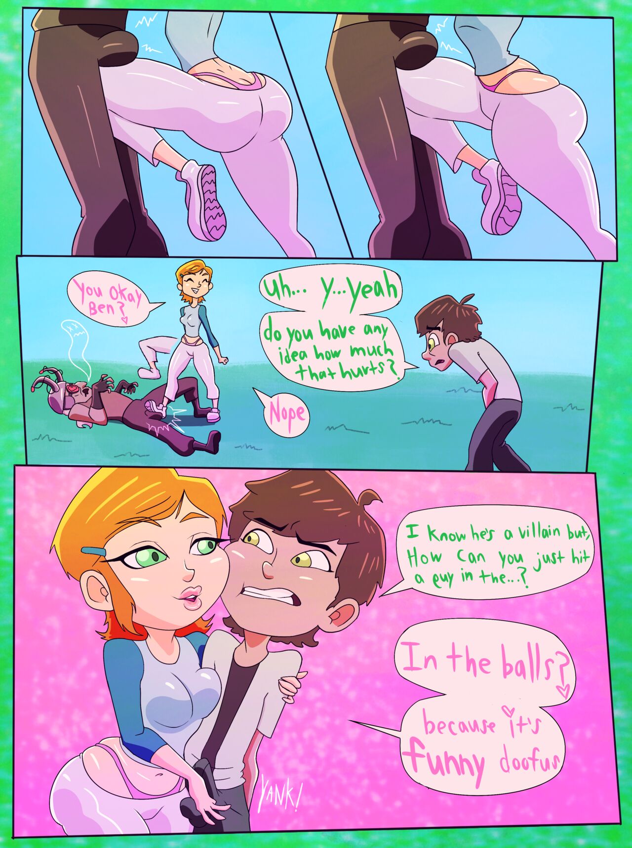Ben 10: Ballbusting Gwen page 4 full