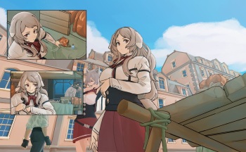 shiit.. idk "Sneaky maiden"?? it was a commission lol cover