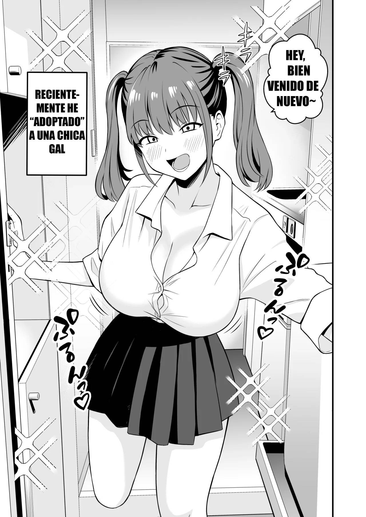 Ojisan ni Tsugo ga ii Bakunyuu Iede Gyaru page 1 full