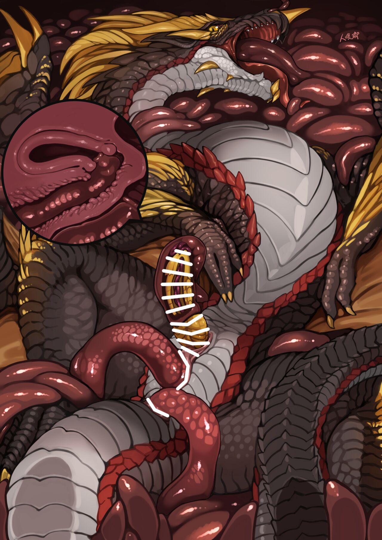 よそ様ドラゴンOC触手苗床 page 2 full