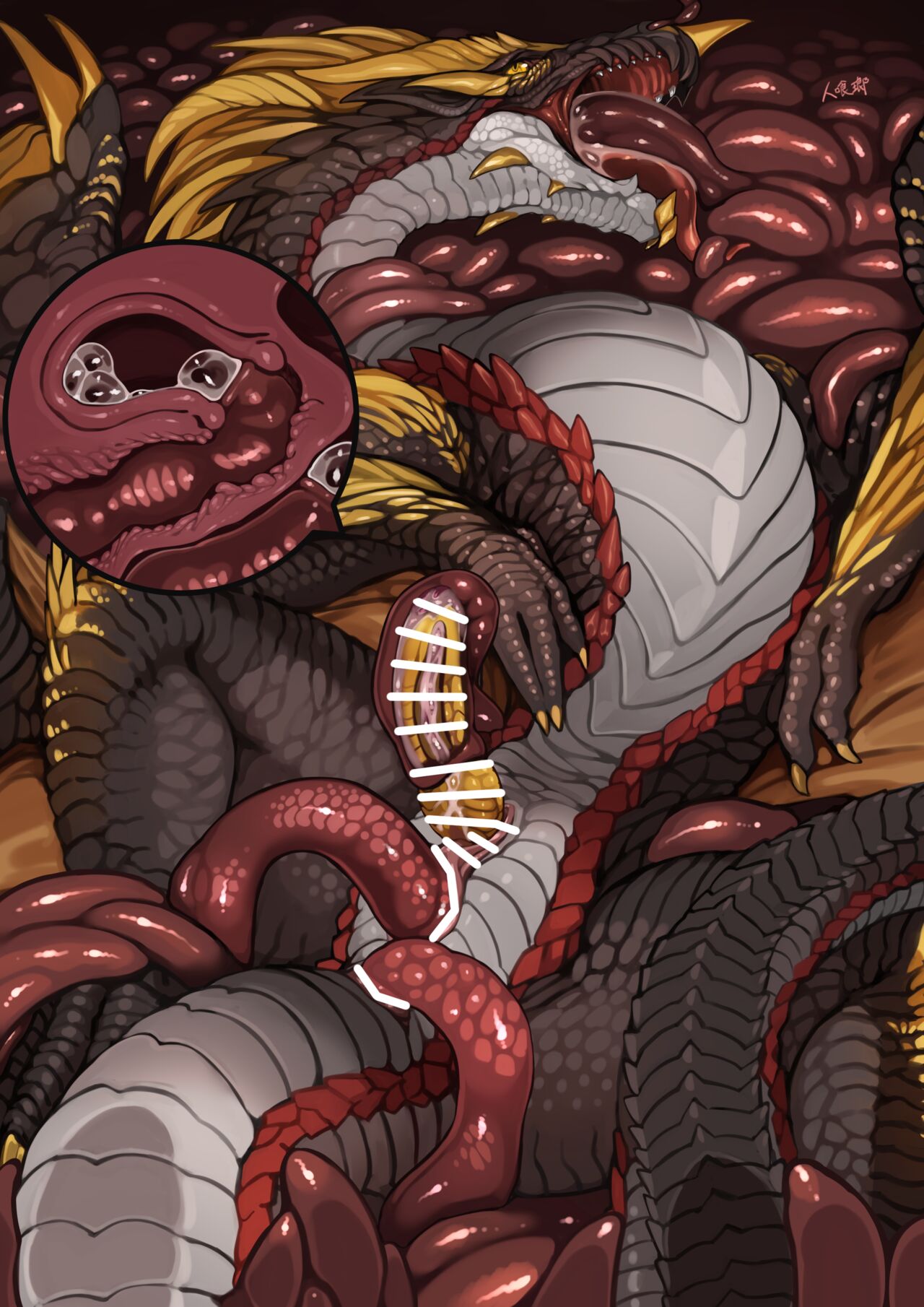 よそ様ドラゴンOC触手苗床 page 3 full
